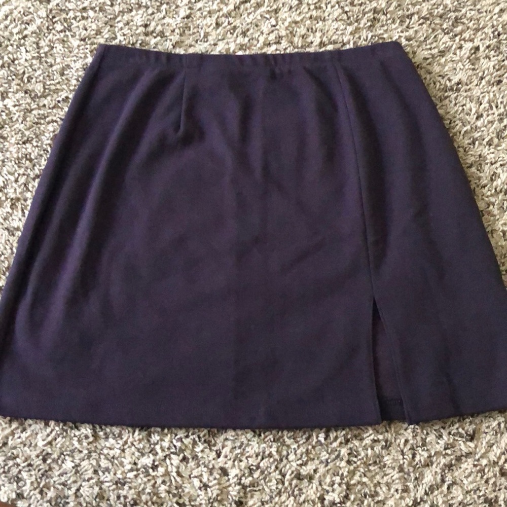 Dark purple skirt